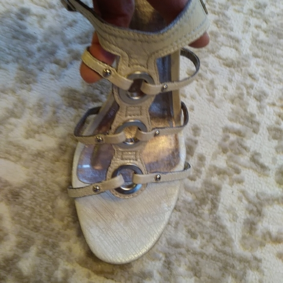 Carlos by Carlos Santana "Battle" Gladiator Leather Sandals 9.5M - Picture 5 of 16